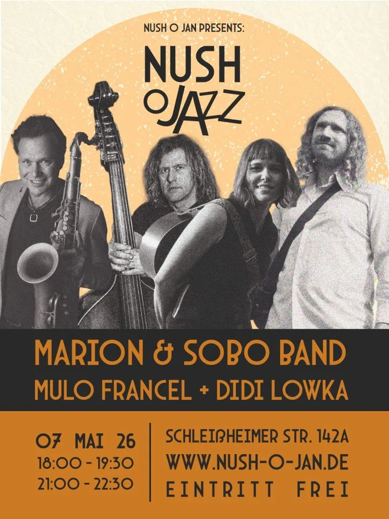 Plakat für Marion & Sobo Band